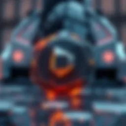 Conceptual illustration of blockchain technology