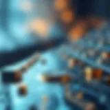 Conceptual representation of AleoCoin blockchain technology