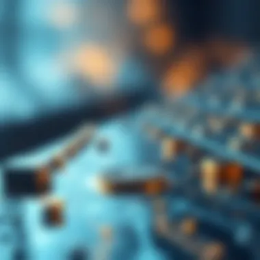 Conceptual representation of AleoCoin blockchain technology