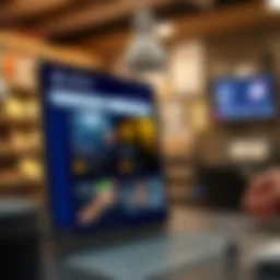 User interface of AltStore showcasing cryptocurrency features