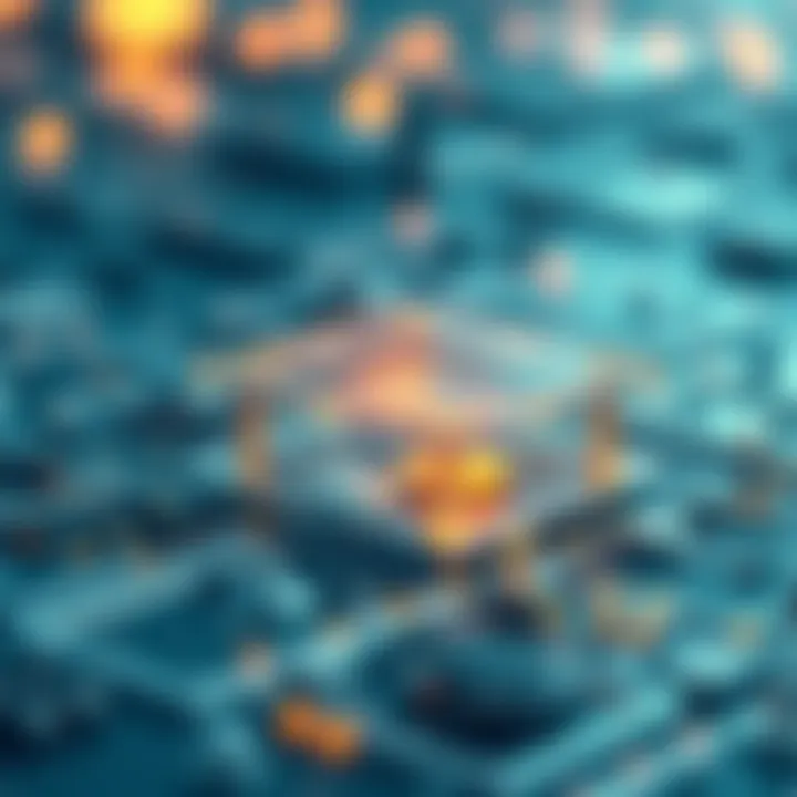 Illustration showcasing application scenarios of nested blockchain