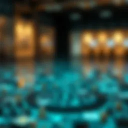 A visual representation of the Aptos blockchain technology