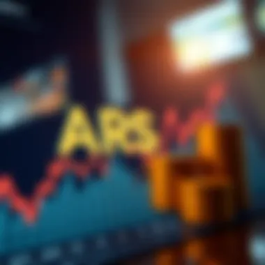 Chart showing the relationship between ARS fluctuations and investment trends