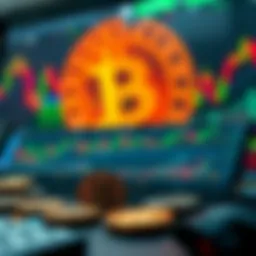 Visual representation of cryptocurrency trading platforms