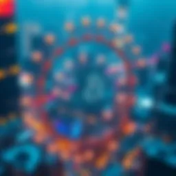 Representation of decentralized finance concept