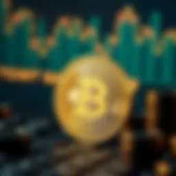 Digital representation of Bitcoin value calculation