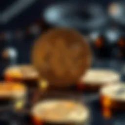 Representation of Bitcoin's inception and its original value