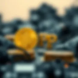 Conceptual representation of P2P Bitcoin transactions