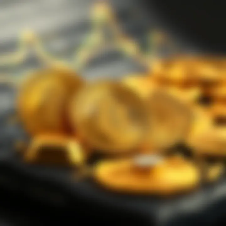 Comparison chart between Bitcoin and traditional gold