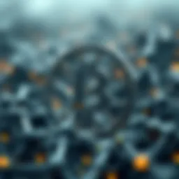 Illustration representing the blockchain structure