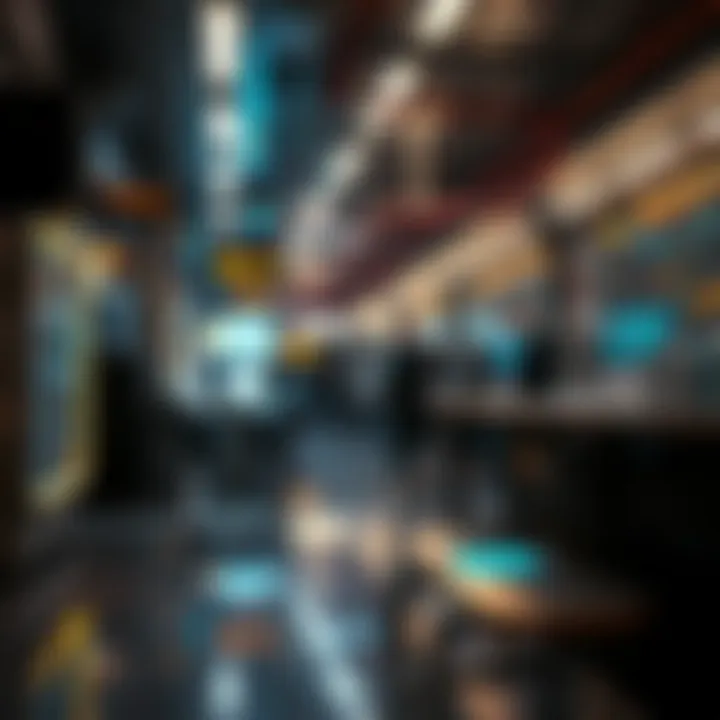 A futuristic concept of blockchain technology advancements