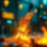 Visual representation of Bombcrypto game mechanics