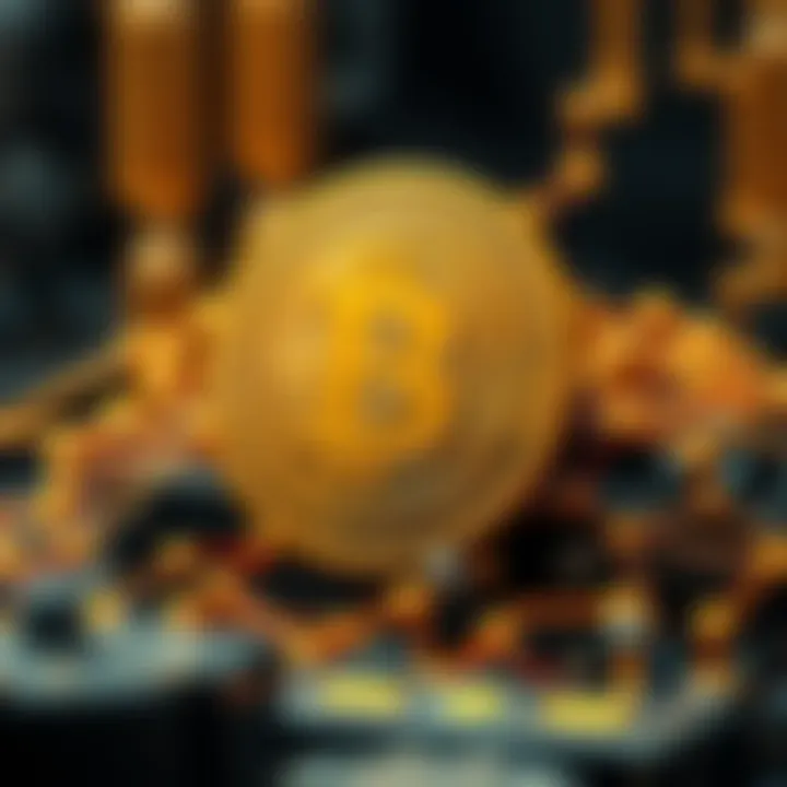 Blockchain technology representation