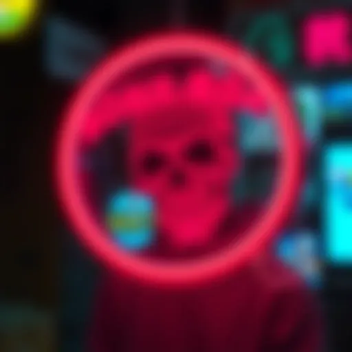 An artistic representation of the Bonk meme in digital culture