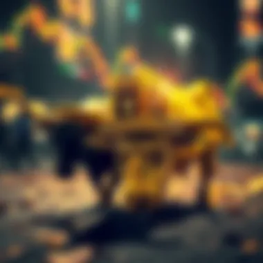 Illustration of a bull trap phenomenon in trading