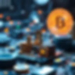 A visual representation of the cryptocurrency ecosystem highlighting various components