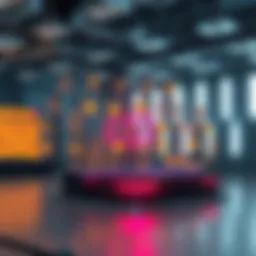 Conceptual diagram of cryptocurrency exchange architecture