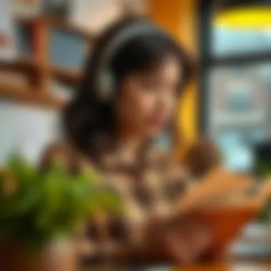 Illustration depicting the educational resources provided by Cointelegraph