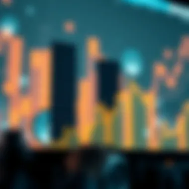 Graph showing the volatility of cryptocurrency markets