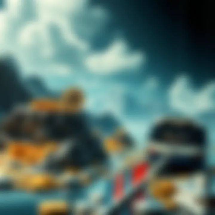 Diverse financial landscapes enhanced by cryptocurrency