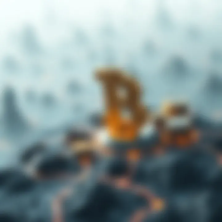 Conceptual diagram of cryptocurrency's future landscape