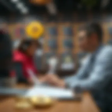 Visual representation of cryptocurrency information exchange on Reddit