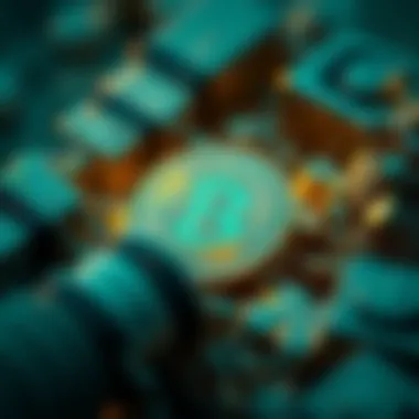 Conceptual image representing cryptocurrency investment