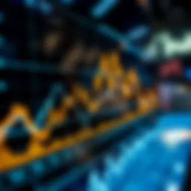 Chart showcasing cryptocurrency market trends