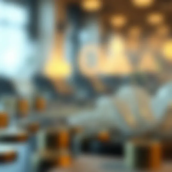 Graph depicting trends in cryptocurrency investment