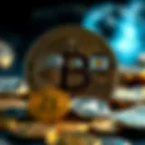 Illustration depicting various types of cryptocurrency tokens