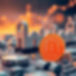 Illustration depicting the concept of CTSI Coin within the blockchain ecosystem