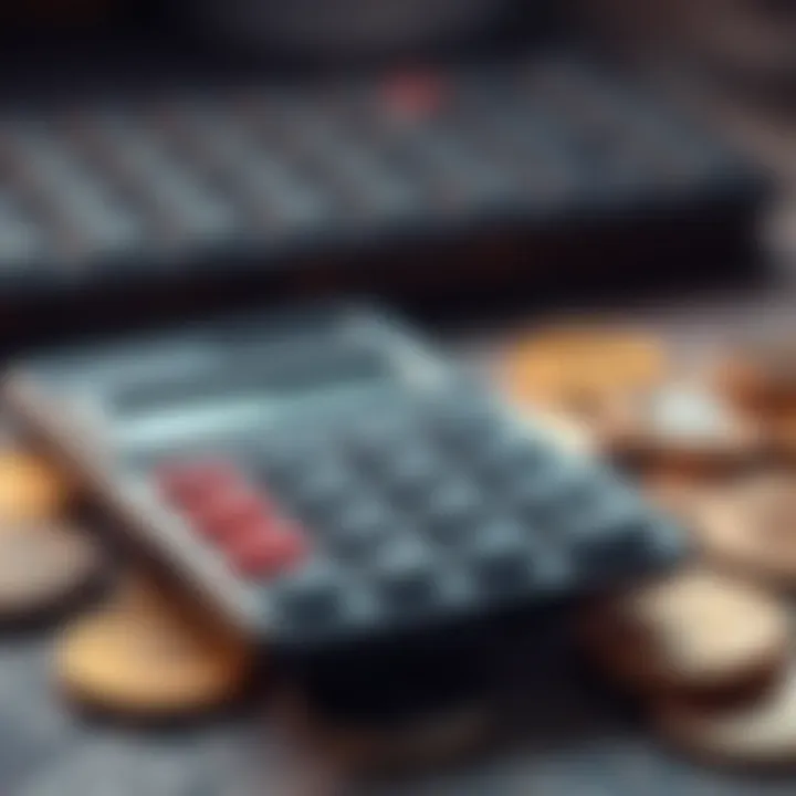 Calculator with currency symbols