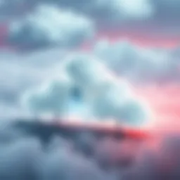 Conceptual representation of currency cloud technology