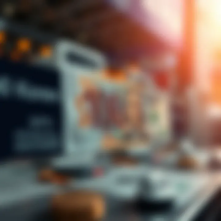 Currency conversion illustration depicting exchange between South Korean Won and US Dollar