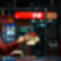 Currency exchange concept