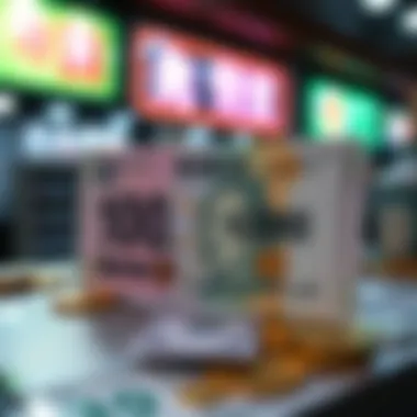 Currency exchange illustration showcasing the conversion from Korean Won to US Dollar.