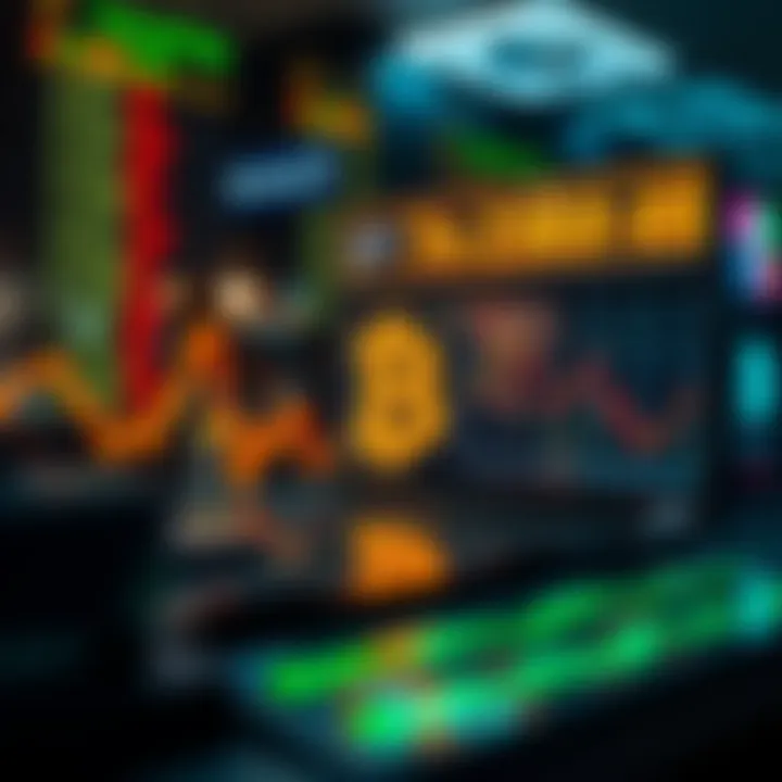 Visual representation of currency exchange rates