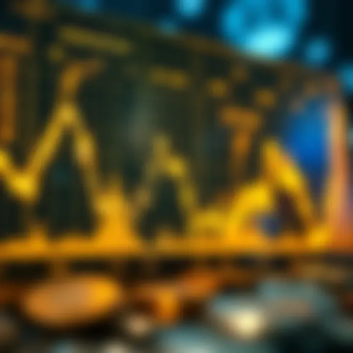 Graph illustrating currency fluctuations