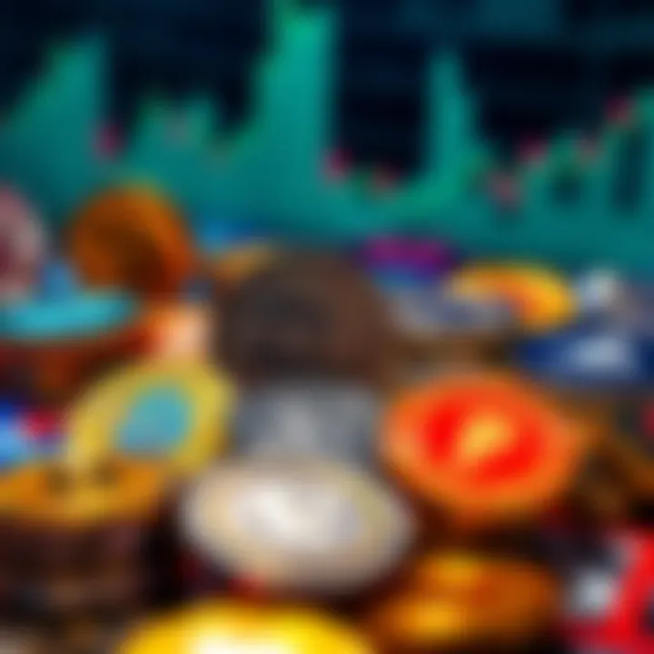 Diverse cryptocurrency assets within CWEB ETF