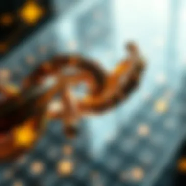 An abstract representation of creativity and technology intertwining, illustrating the capabilities of DALL·E 3.