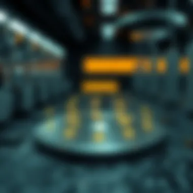 A diagram showcasing data management techniques using indices