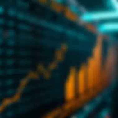 Graph showcasing data management through transaction numbers