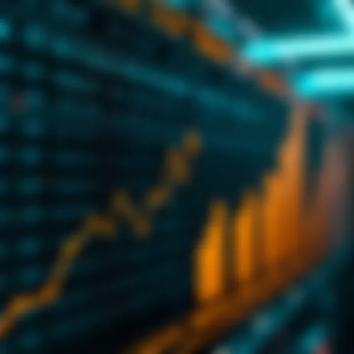Graph showcasing data management through transaction numbers