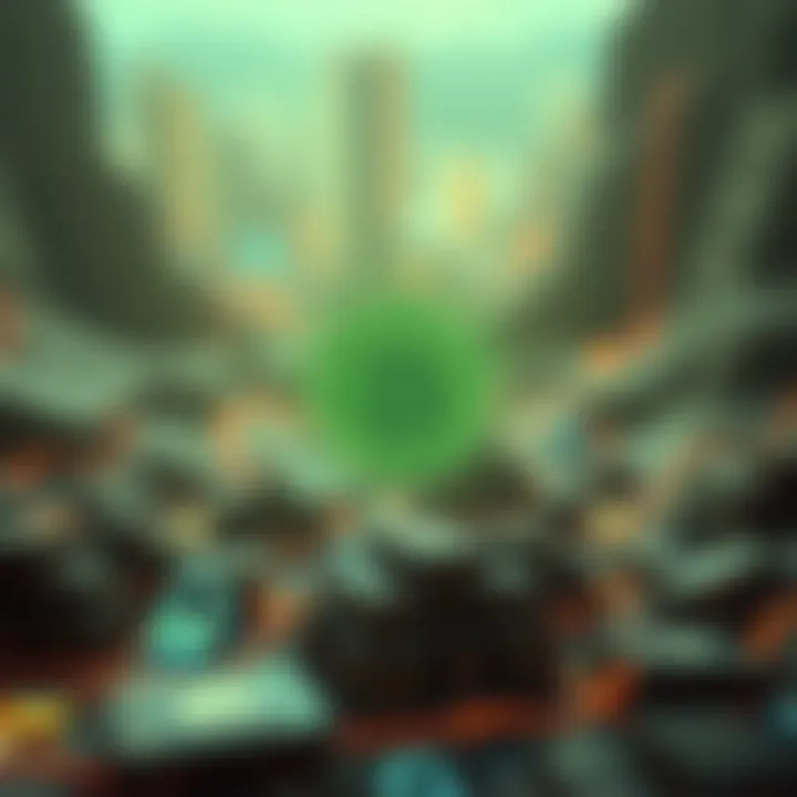 Visual representation of data privacy concerns in crypto