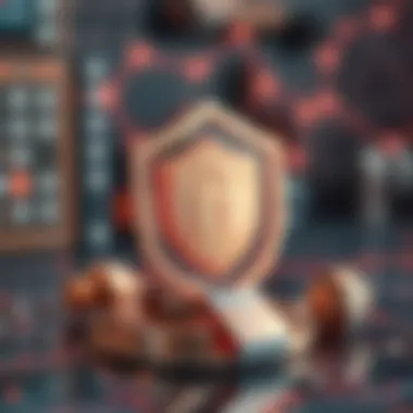 Visual representation of data protection mechanisms using secure elements