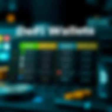 Comparison chart of different types of DeFi wallets