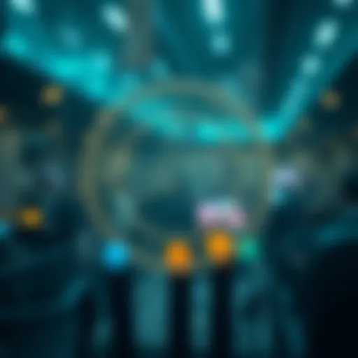 Visual representation of decentralized finance concepts