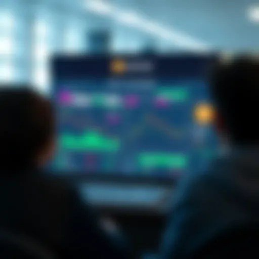 Visual representation of a decentralized exchange interface