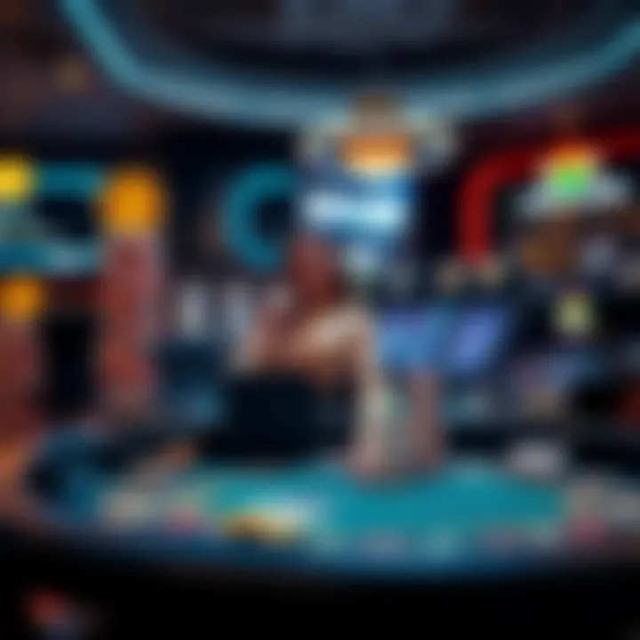 Various games available at Bitcoin casinos showcasing diversity
