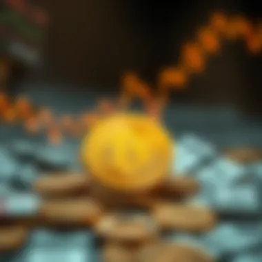 Conceptual illustration of currency exchange rates